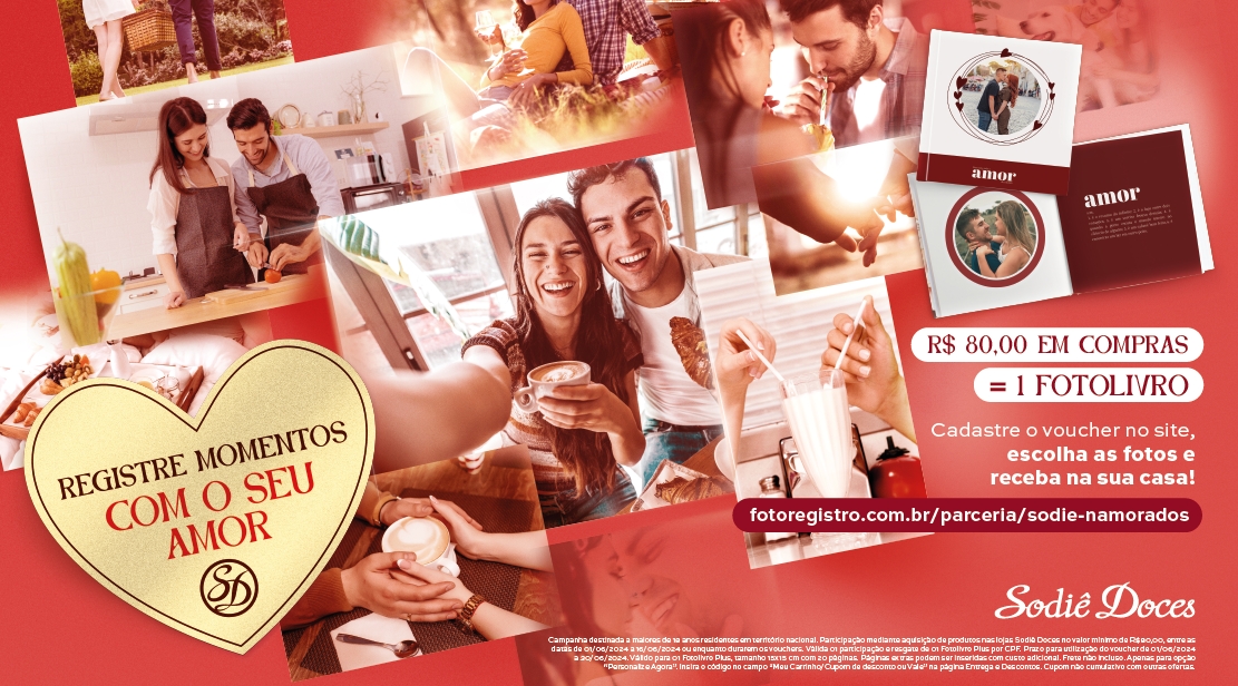 notícia Reviva momentos especiais: Sodiê Doces e Fotoregistro se unem neste Dia dos Namorados para celebrar o amor