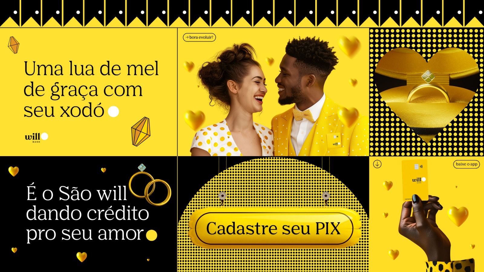 notícia Com pix elegante, will bank dá crédito para o amor neste São João