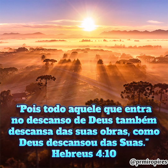 notícia PALAVRA DE HOJE - DESCANSO