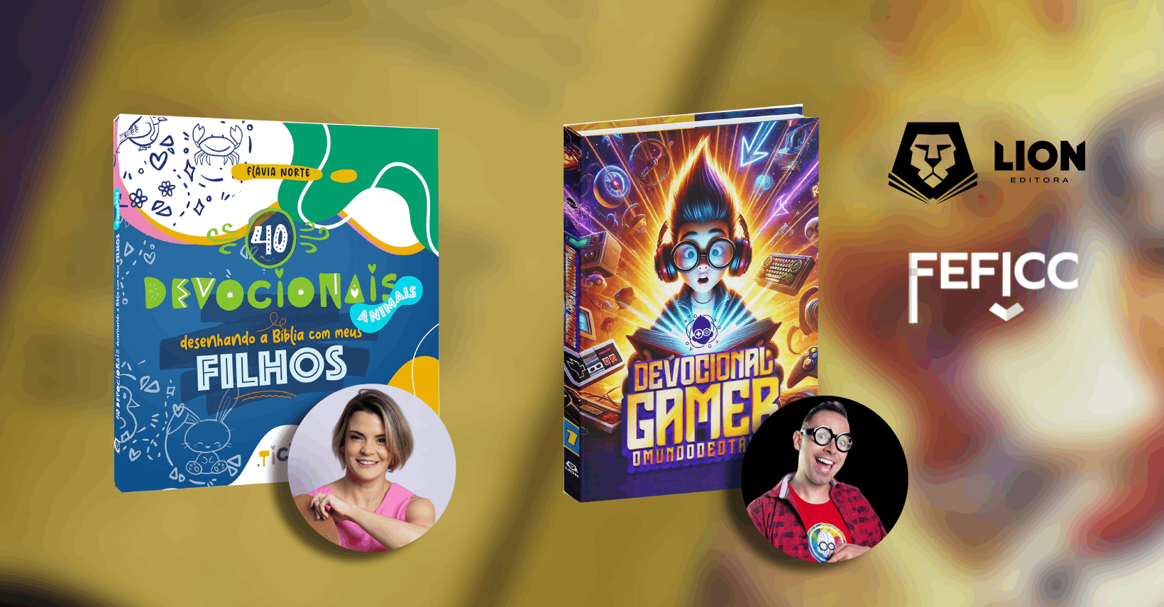 notícia Lion Editora lança novos devocionais para crianças na Feira de Ficção Cristã e Cultura