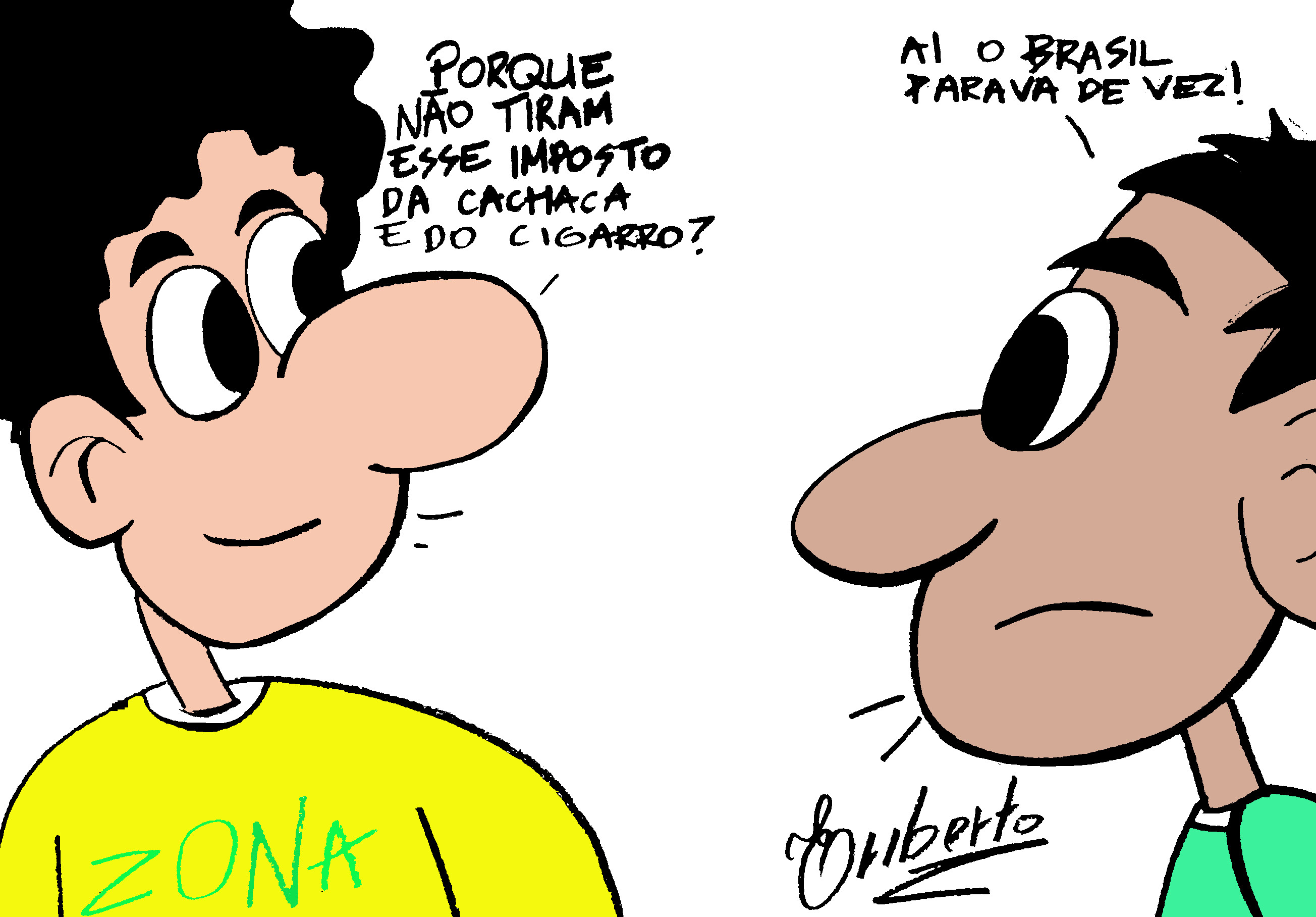 notícia Charge do dia