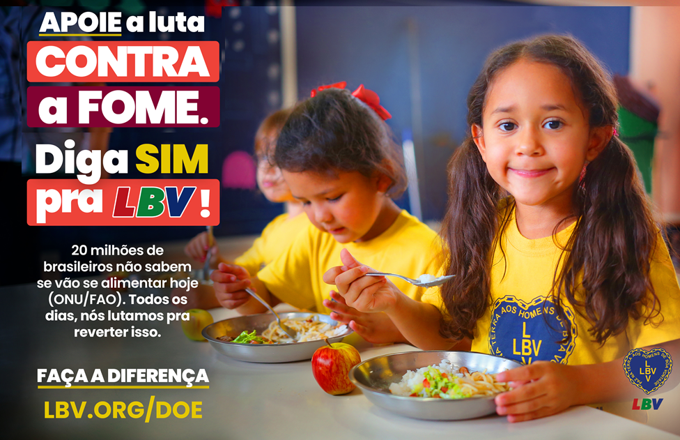 notícia Com a ajuda da população, LBV mobiliza doações de cestas de alimentos para famílias em vulnerabilidade