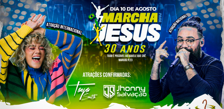 notícia Marcha para Jesus de Manaus terá Taya Smith da Hillsong como atração internacional