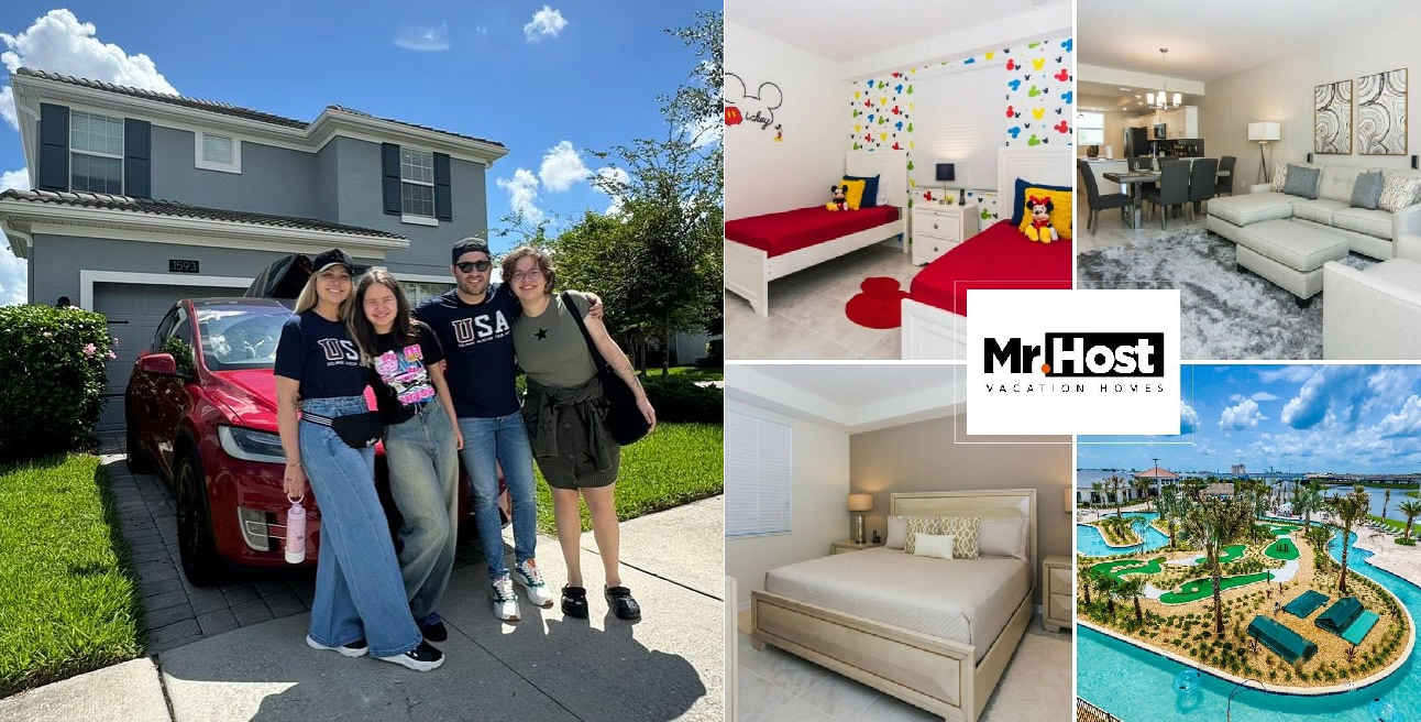 notícia Mr. Host Vacation Homes, empresa que gerencia propriedades de férias em Orlando e região, hospeda Solange Almeida 