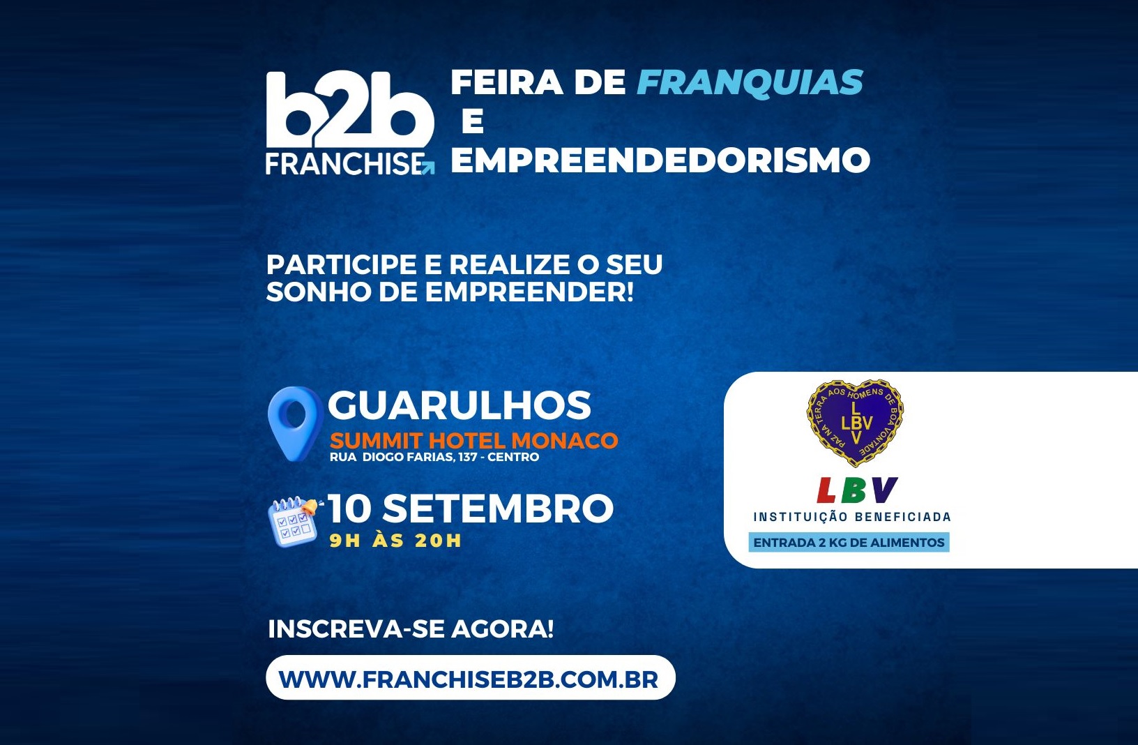 notícia Feira internacional de empreendedorismo e franquias chega a São Paulo, em setembro