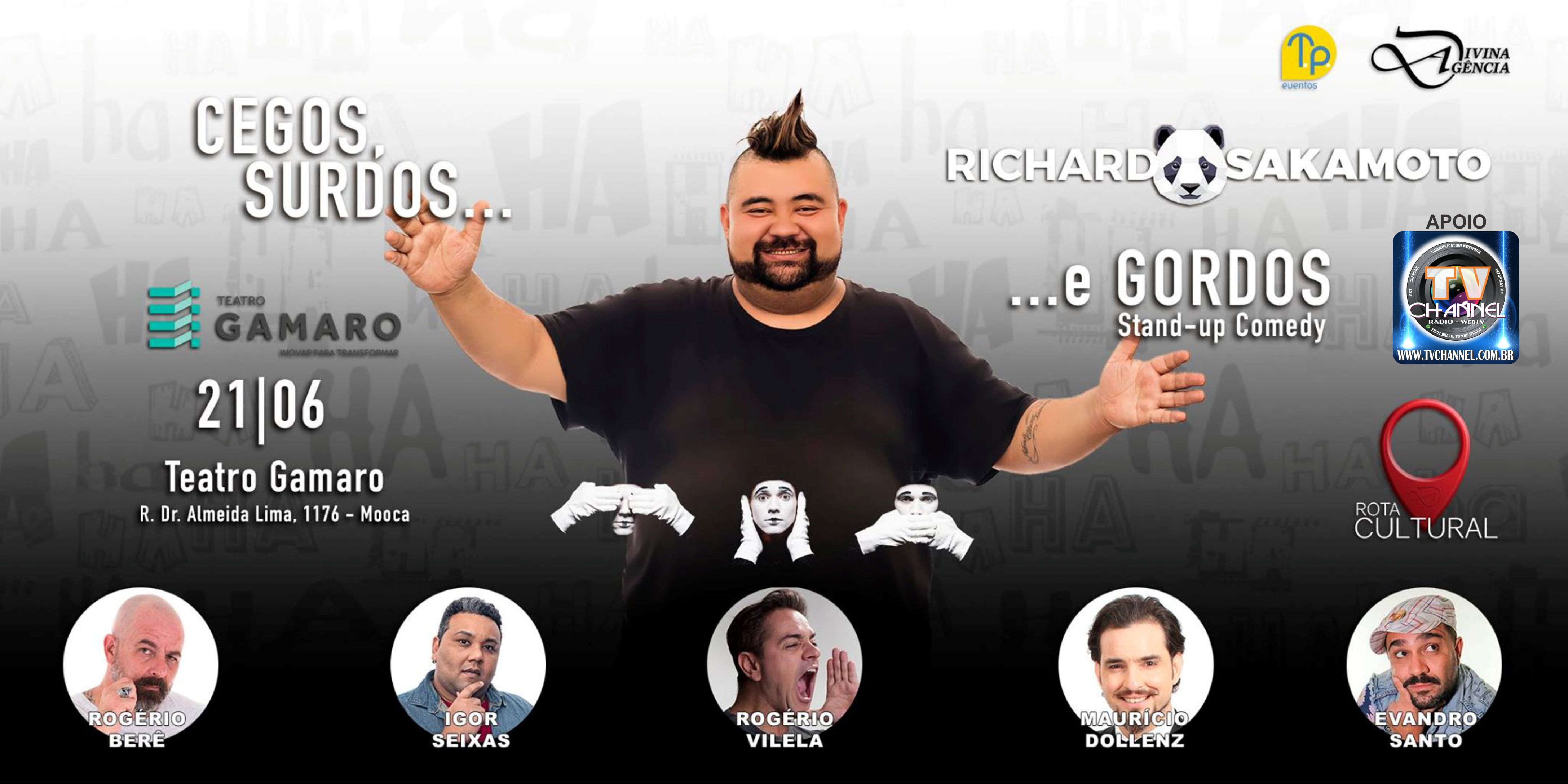 notícia CEGOS, SURDOS E GORDOS - STAND UP COM LIBRAS