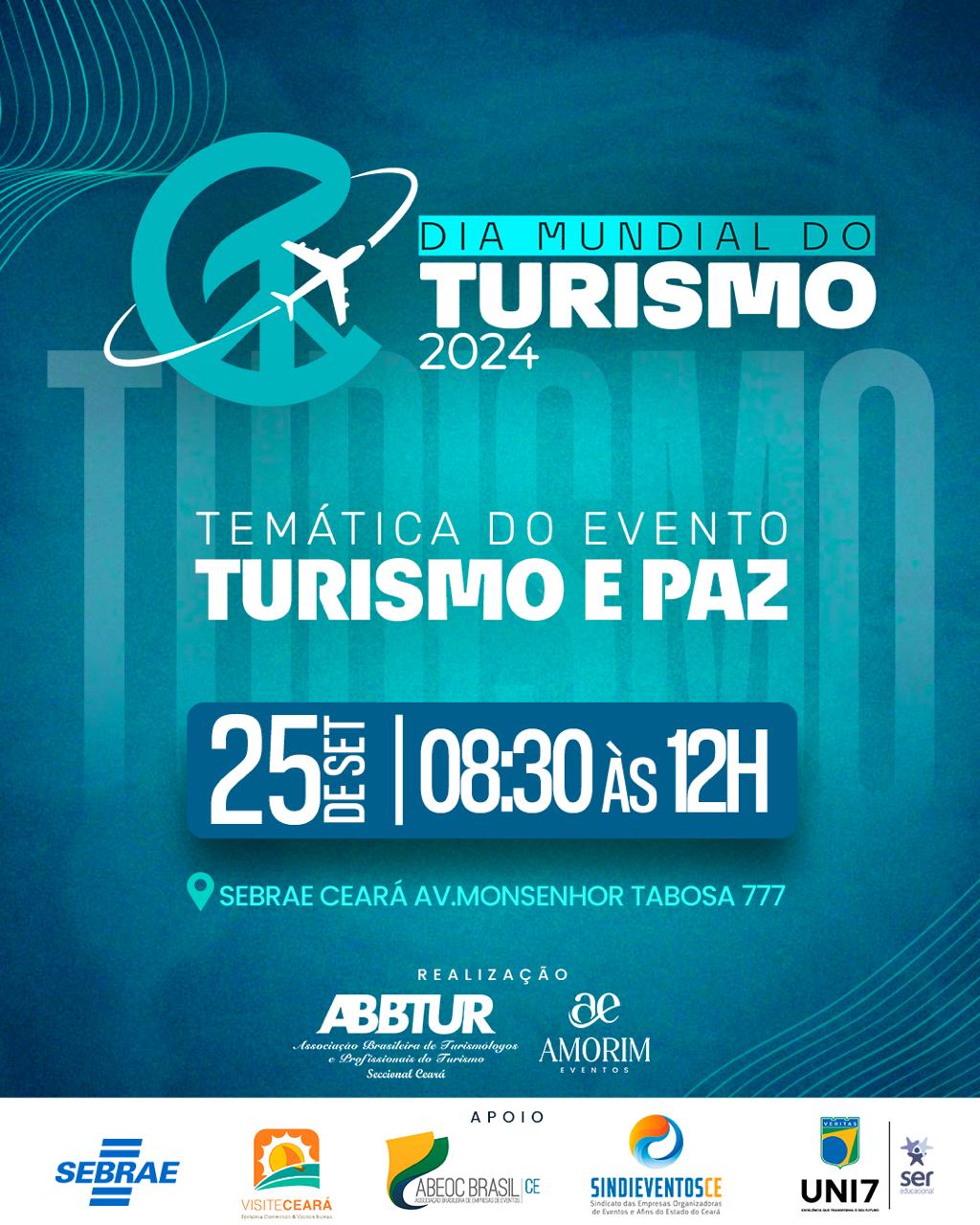 notícia Fortaleza celebra Dia Mundial do Turismo com evento gratuito e aberto ao público