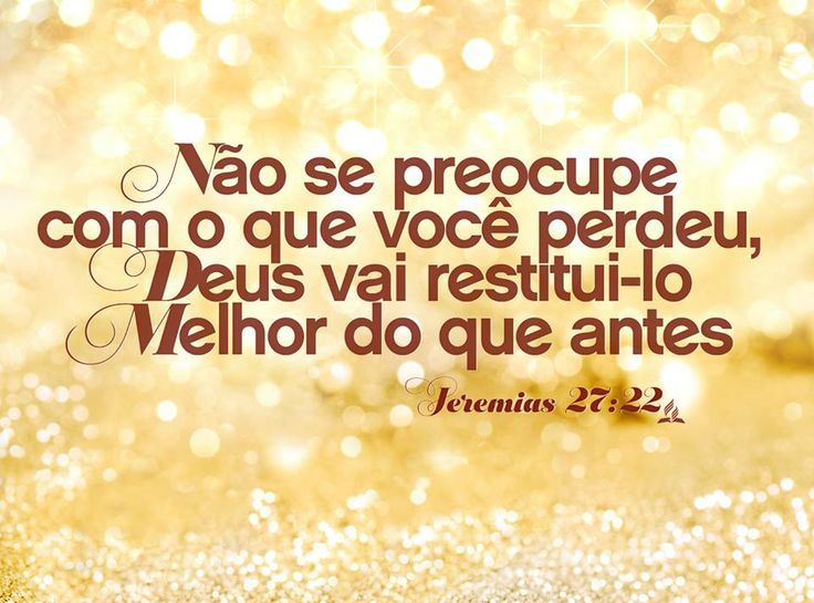 notícia PALAVRA DE HOJE - RESTITUIÇÃO