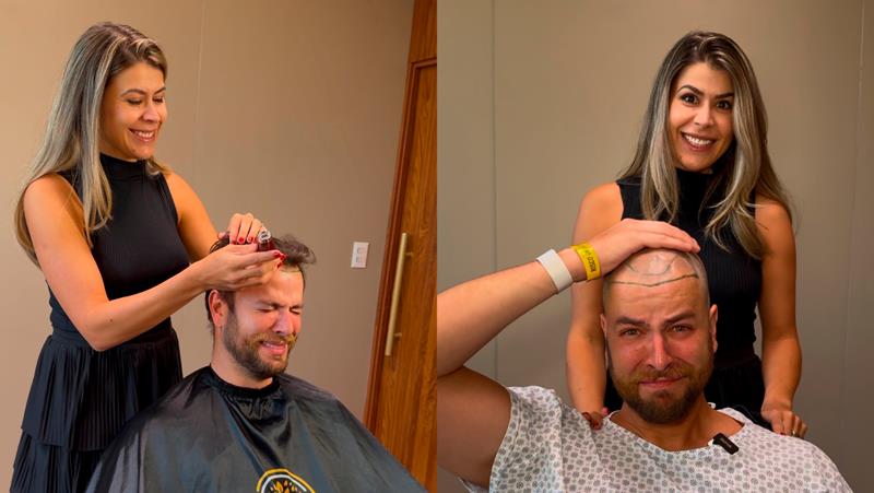 notícia Ex-BBB Gustavo Marsengo dá um up no visual para o casamento com Laís Caldas!