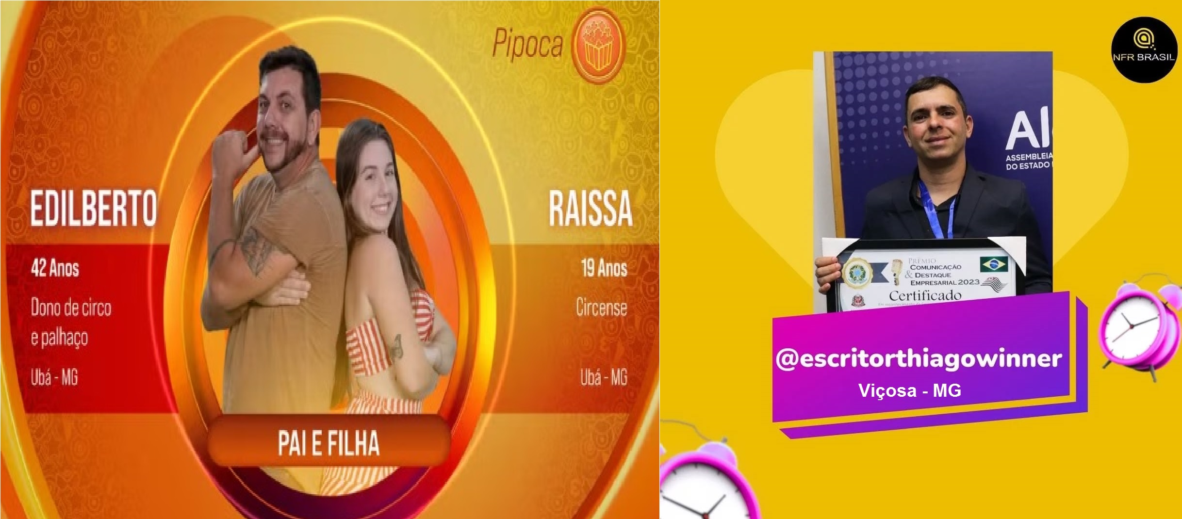 notícia Mineiros da zona da mata, nos reality shows: BBB e NFR Brasil 2025