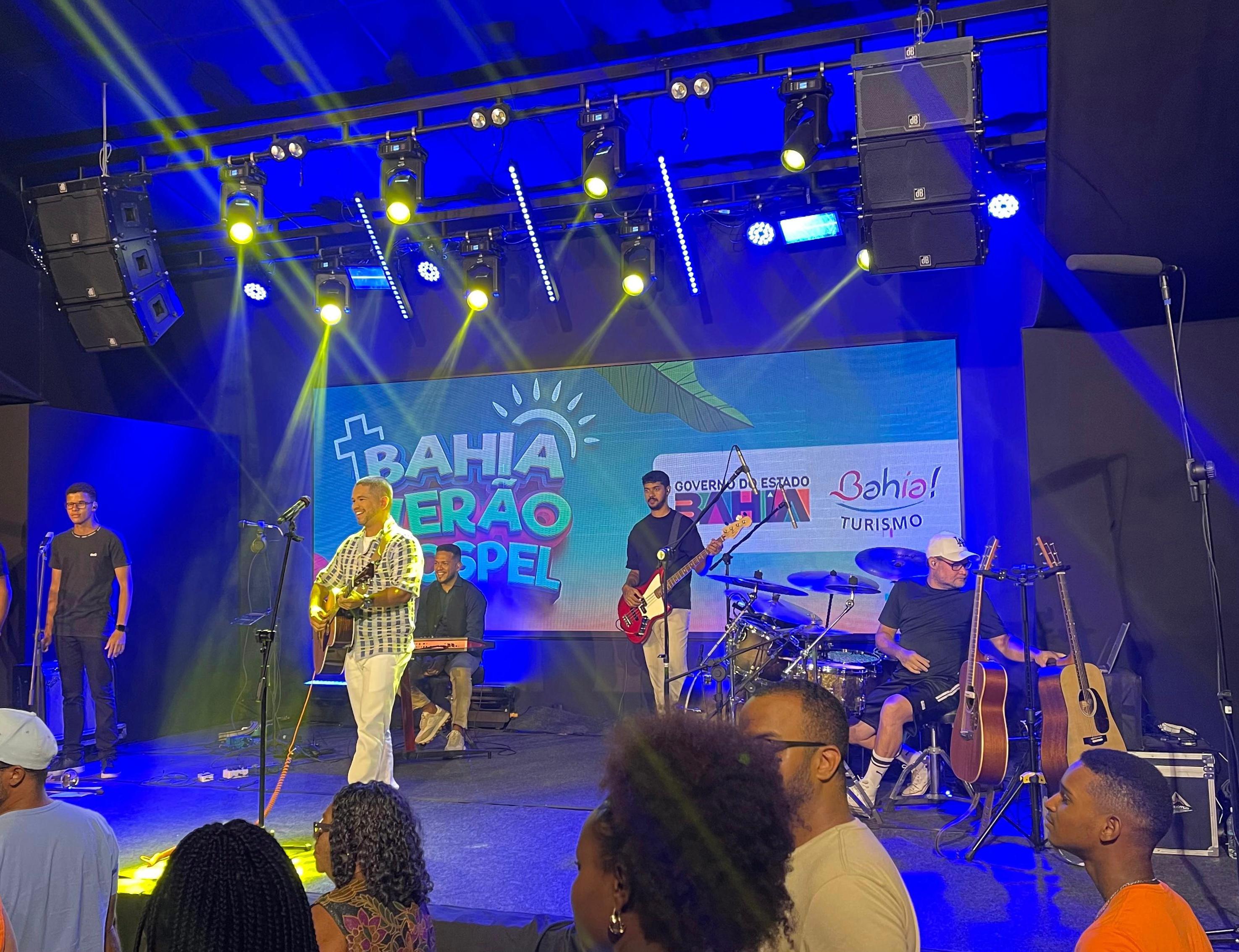 notícia Primeira edição do “Bahia Verão Gospel” é marcado por muita música de estilos diferentes e a presença do público