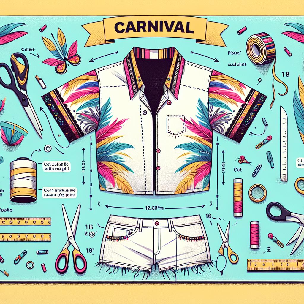 notícia Como cortar camisa de carnaval