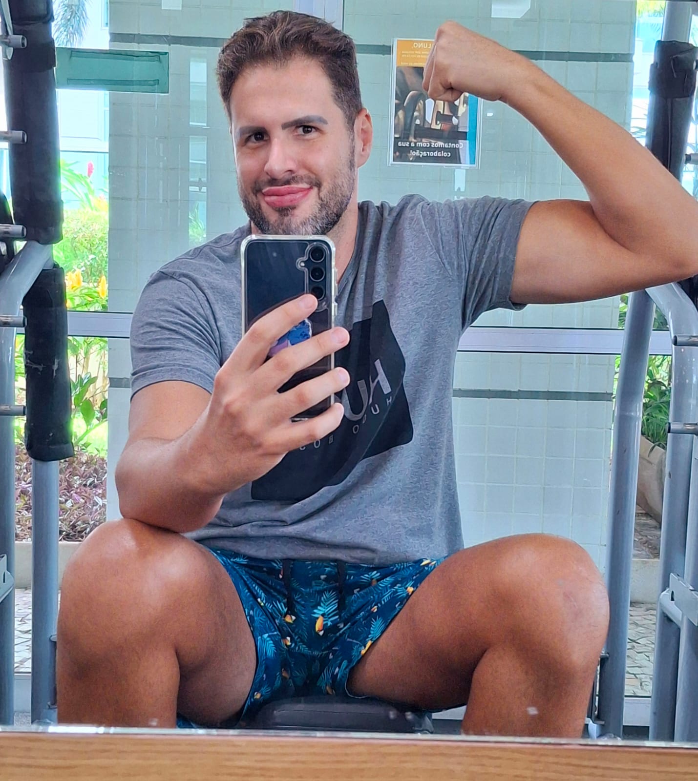 notícia Bernardo Langlott incentiva seguidores a sair do sedentarismo: 