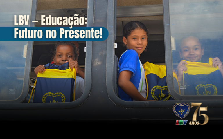 notícia LBV intensifica campanha para fortalecer a educação e combater desigualdades sociais