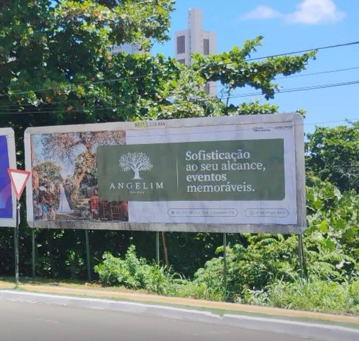 notícia Essência de Salão de Eventos na PB pode ser apreciada também em outdoors