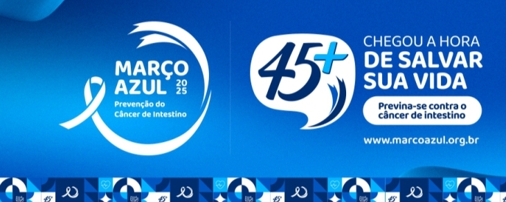 notícia Março Azul: mobilização no Ceará contra o câncer de intestino. Prevenir hoje para salvar vidas amanhã!