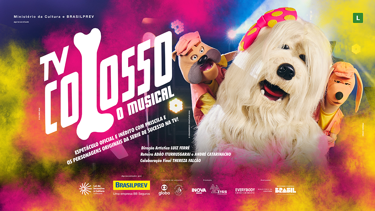 notícia “TV COLOSSO, O MUSICAL” estreia no Rio de Janeiro, no Teatro Multiplan