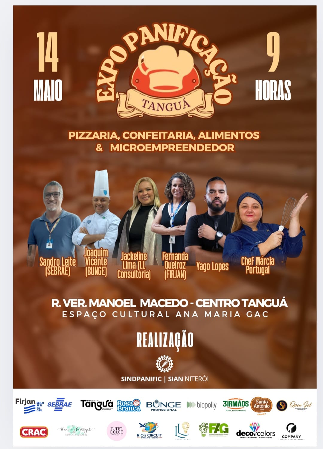 notícia EXPO PANIFICAÇÃO TANGUÁ – Confeitaria, Alimentos & Microempreendedor