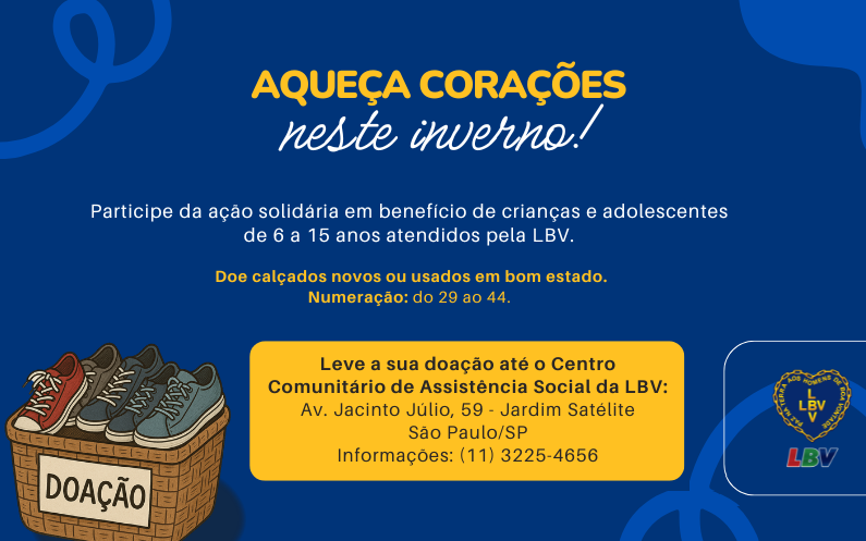 notícia Ação solidária para combater o frio