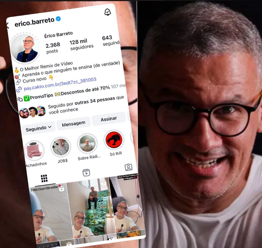 notícia De 0 a 100K: Érico Barreto lança curso para quem quer crescer nas redes sociais