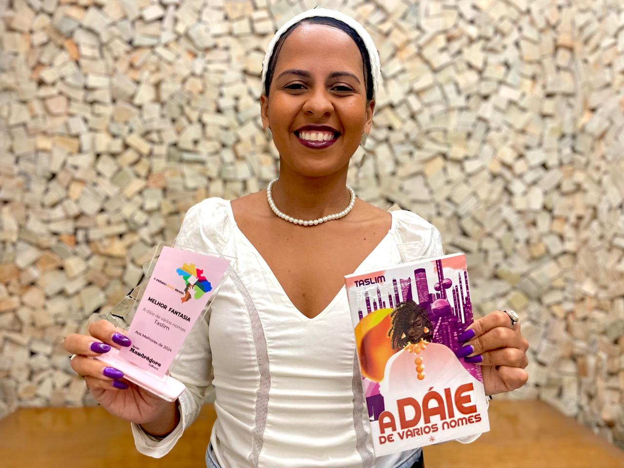 notícia Taslim vence Prêmio Book Brasil com seu livro afrofuturista “A Dáie de Vários Nomes”