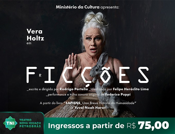 notícia Vera Holtz abre programação de julho do Teatro Nova Iguaçu Petrobras com a premiada peça “Ficções”