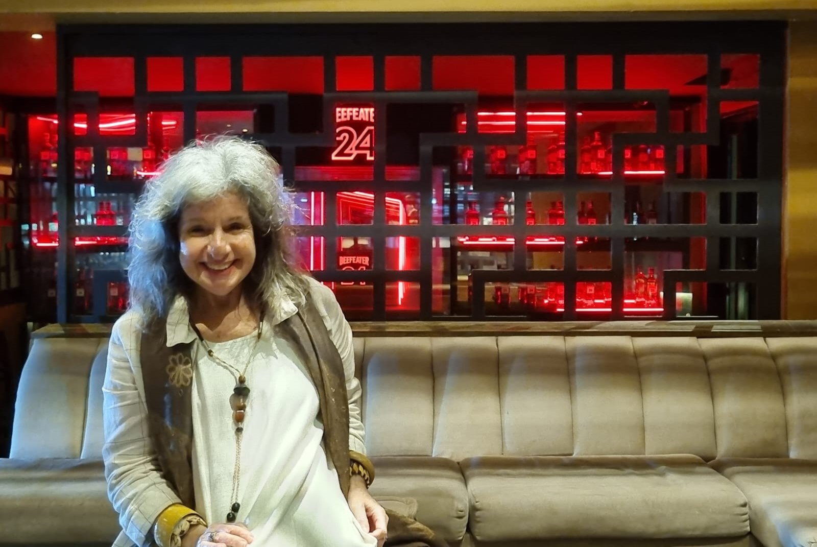 notícia Thaís Fraga comemora mais de 30 anos de carreira no Vinicius Show, em Ipanema