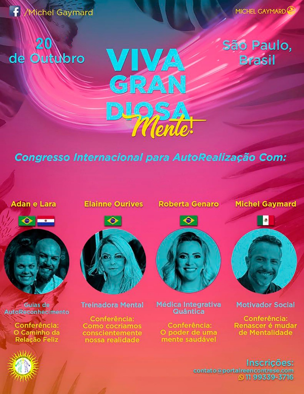 notícia São Paulo recebe o congresso: Viva grandiosaMENTE