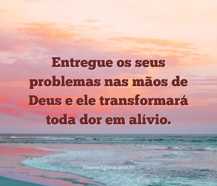 notícia PALAVRA DE HOJE - ALÍVIO EM DEUS