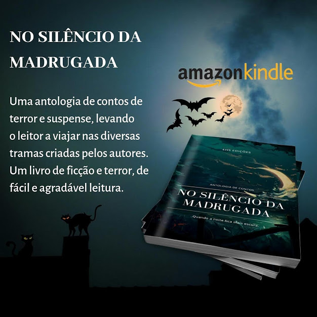 notícia Antologia de contos de terror No Silêncio da Madrugada 
