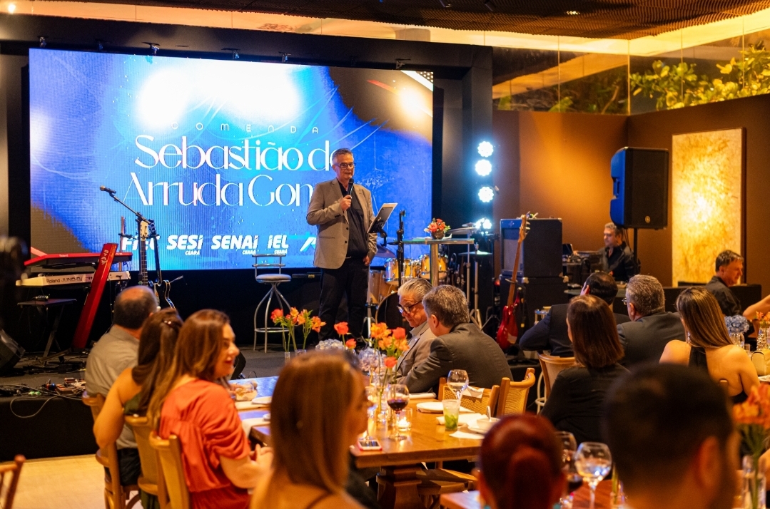 notícia Comenda Sebastião de Arruda Gomes 2025 reconhece lideranças da indústria cearense