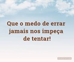 notícia PALAVRA DE HOJE - MEDO DE ERRAR