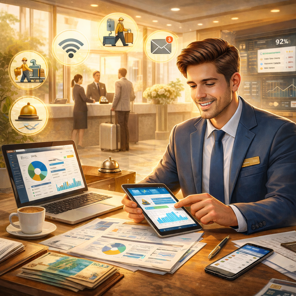 notícia Tecnologia na hotelaria: impactos na gestão