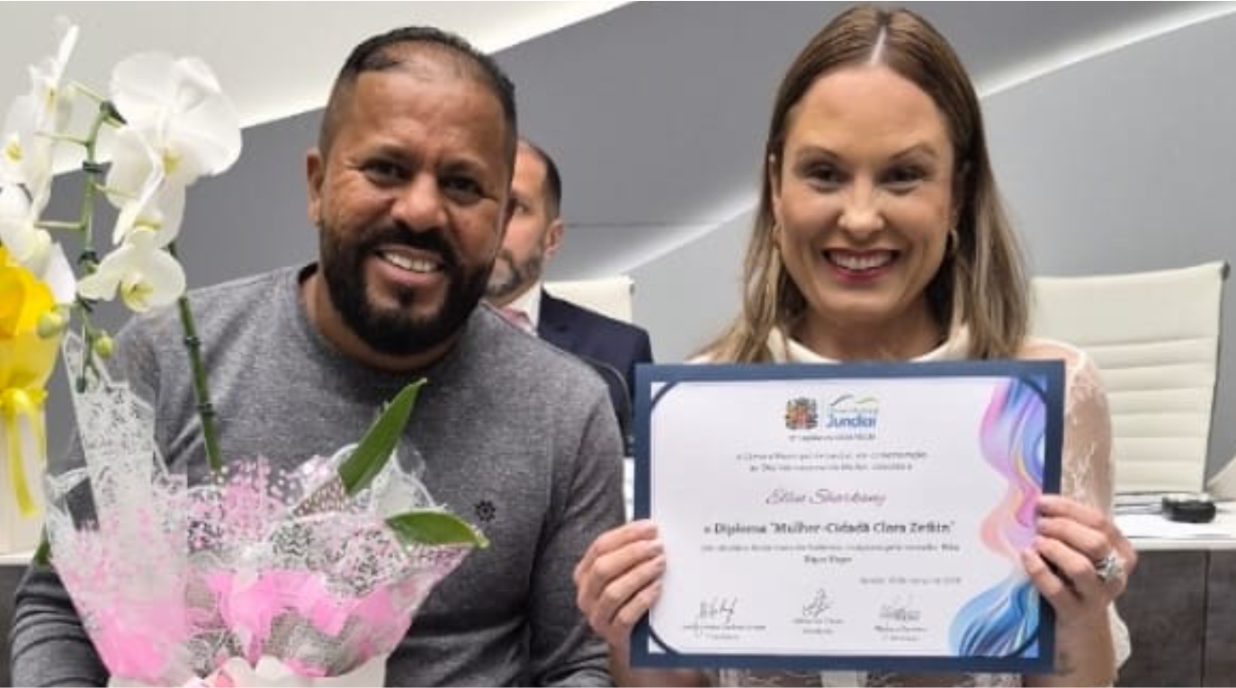 notícia Ellen Sharkany é homenageada com o Diploma Mulher Cidadã 