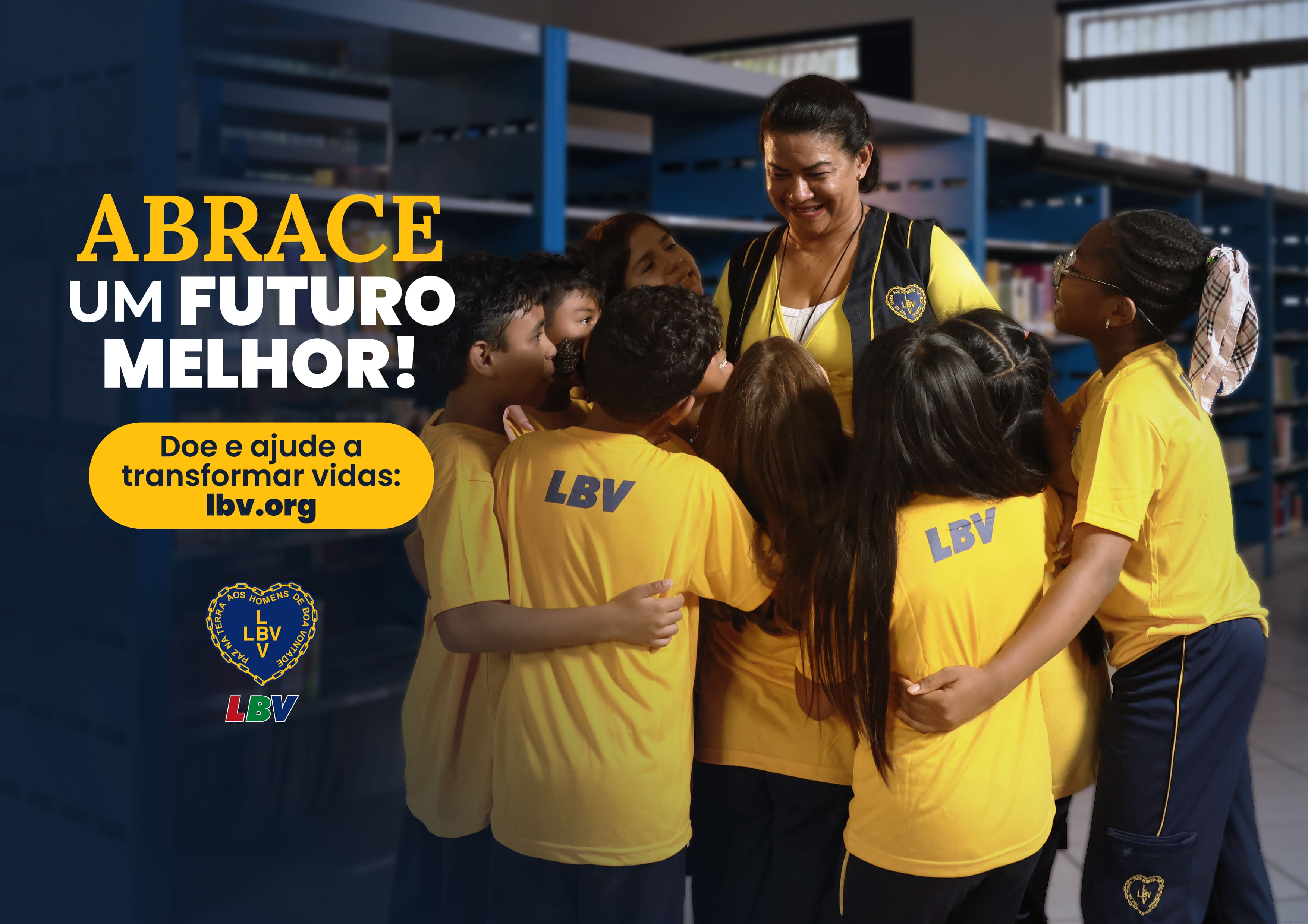notícia Diga SIM! — “Abrace um futuro melhor!” — iniciativa da LBV visa fortalecer ações em prol de pessoas e famílias em vulnerabilidade social