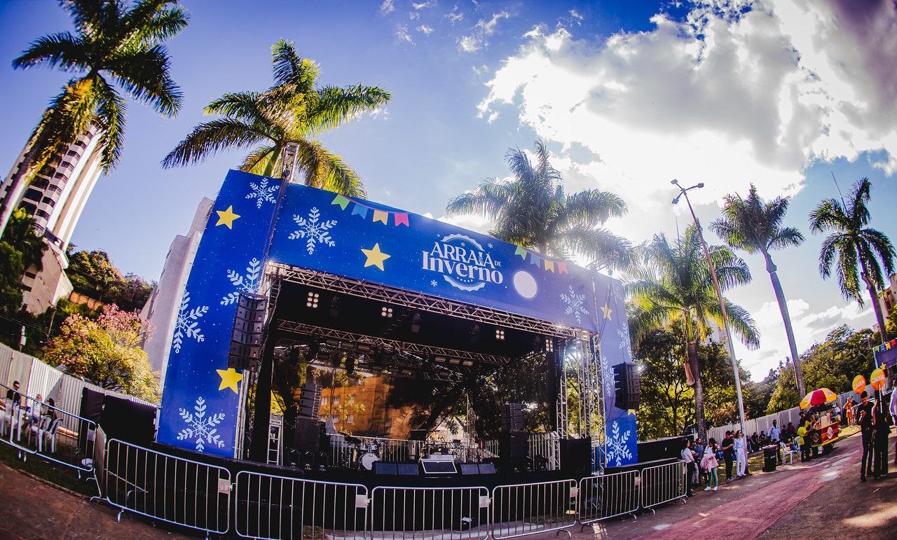 notícia Arraiá de Inverno aquece a lindíssima Praça da Filarmônica com tradição e música em Belo Horizonte 