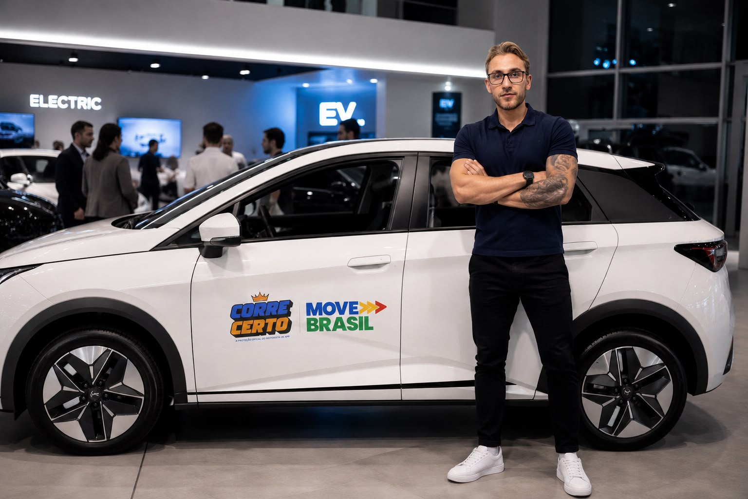 notícia  Corre Certo lança plano especial para motoristas da Move Brasil e aposta na eletrificação do transporte por aplicativo
