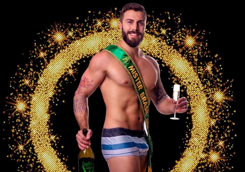 notícia Mister Brasil Gabriel Ximenez comemora a chegada de 2019
