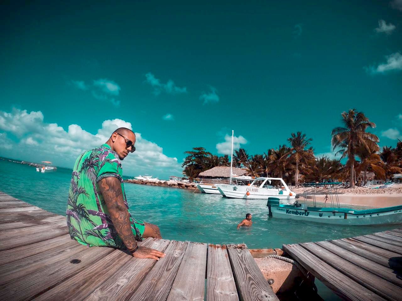 notícia Rian Nogueira posa nas belezas paradisíacas de Punta Cana