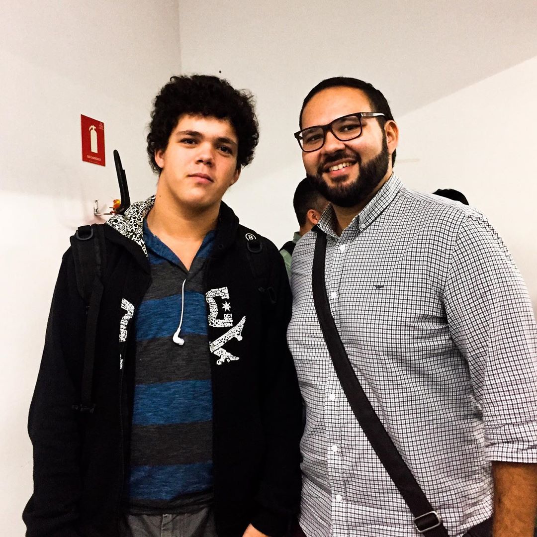 notícia Luca Moreira acompanha palestra de Marcos Lacerda da BandNews FM