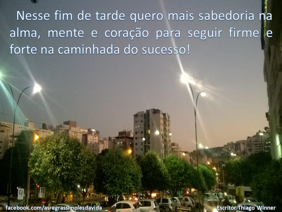 notícia Frase do escritor Thiago Winner