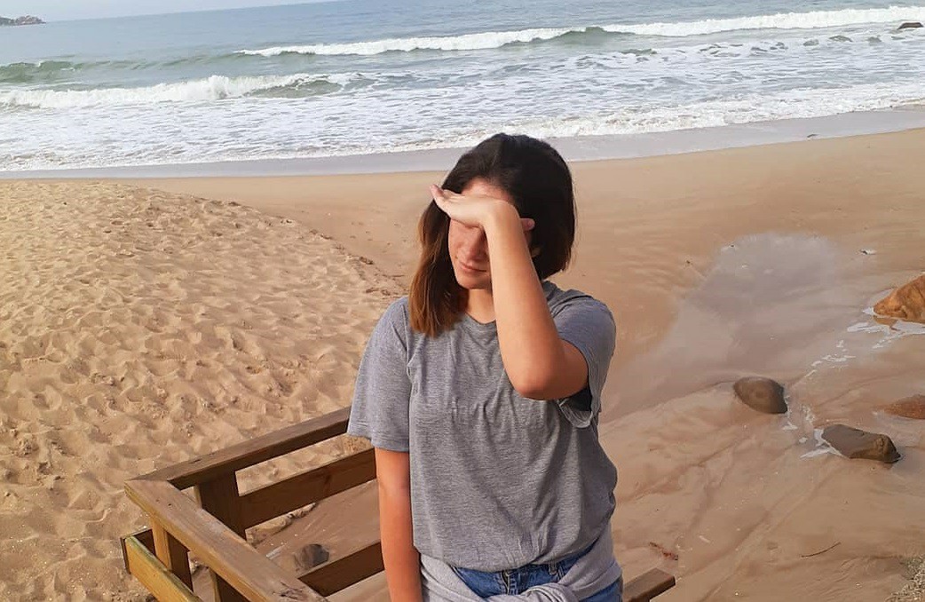 notícia Ana Eliza Bussolo aproveita tarde no Morro das Pedras em Florianópolis