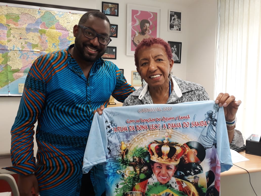 notícia Carnavalesco Michael Smith se reúne com Leci Brandão para alinhar homenagem no Carnaval de Porto Alegre