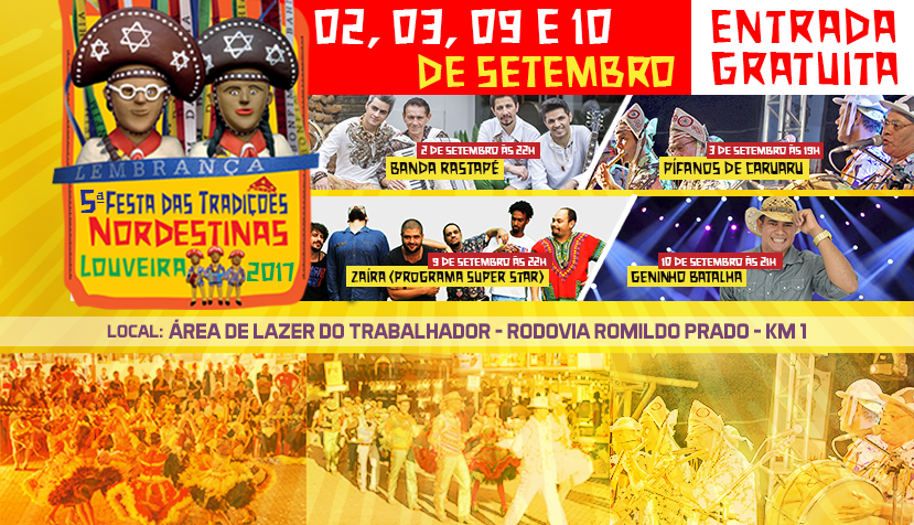 notícia Festa das Tradições Nordestinas em Louveira.