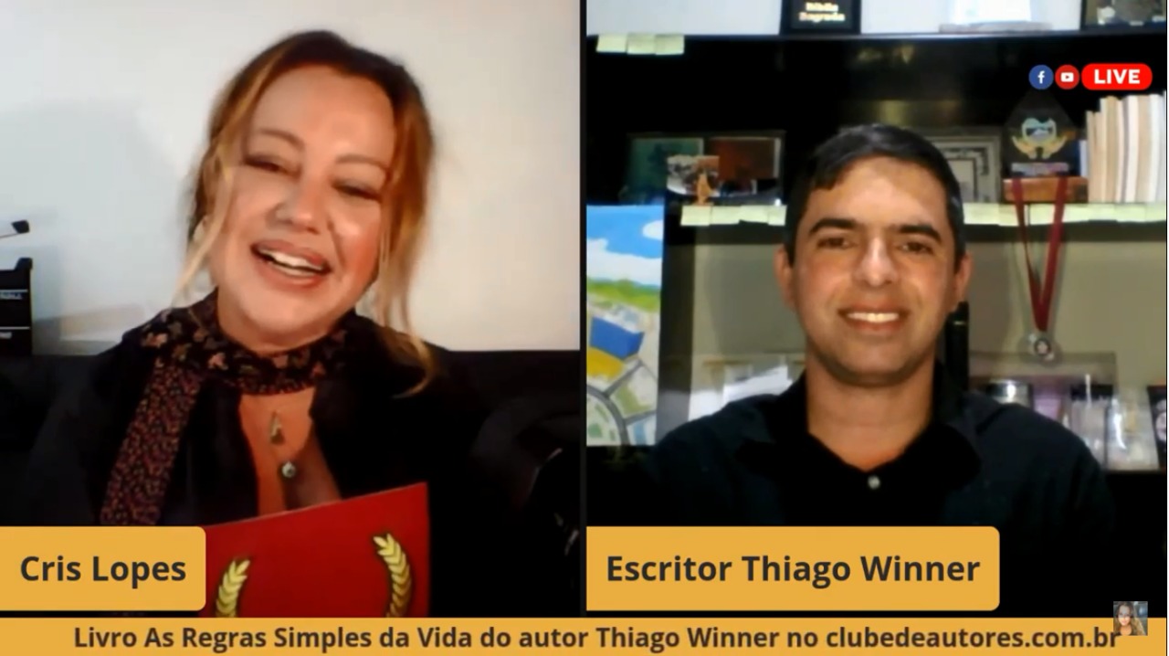notícia Escritor/Poeta Thiago Winner é o primeiro entrevistado no Programa 