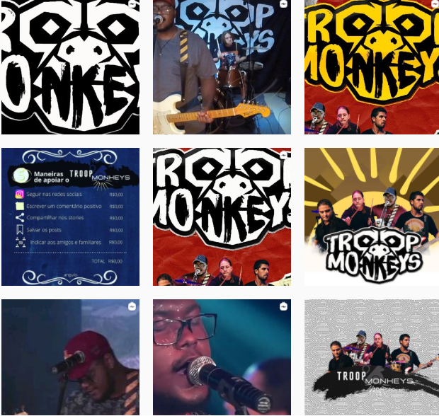 notícia Conheça a banda de rock Troop Monkeys