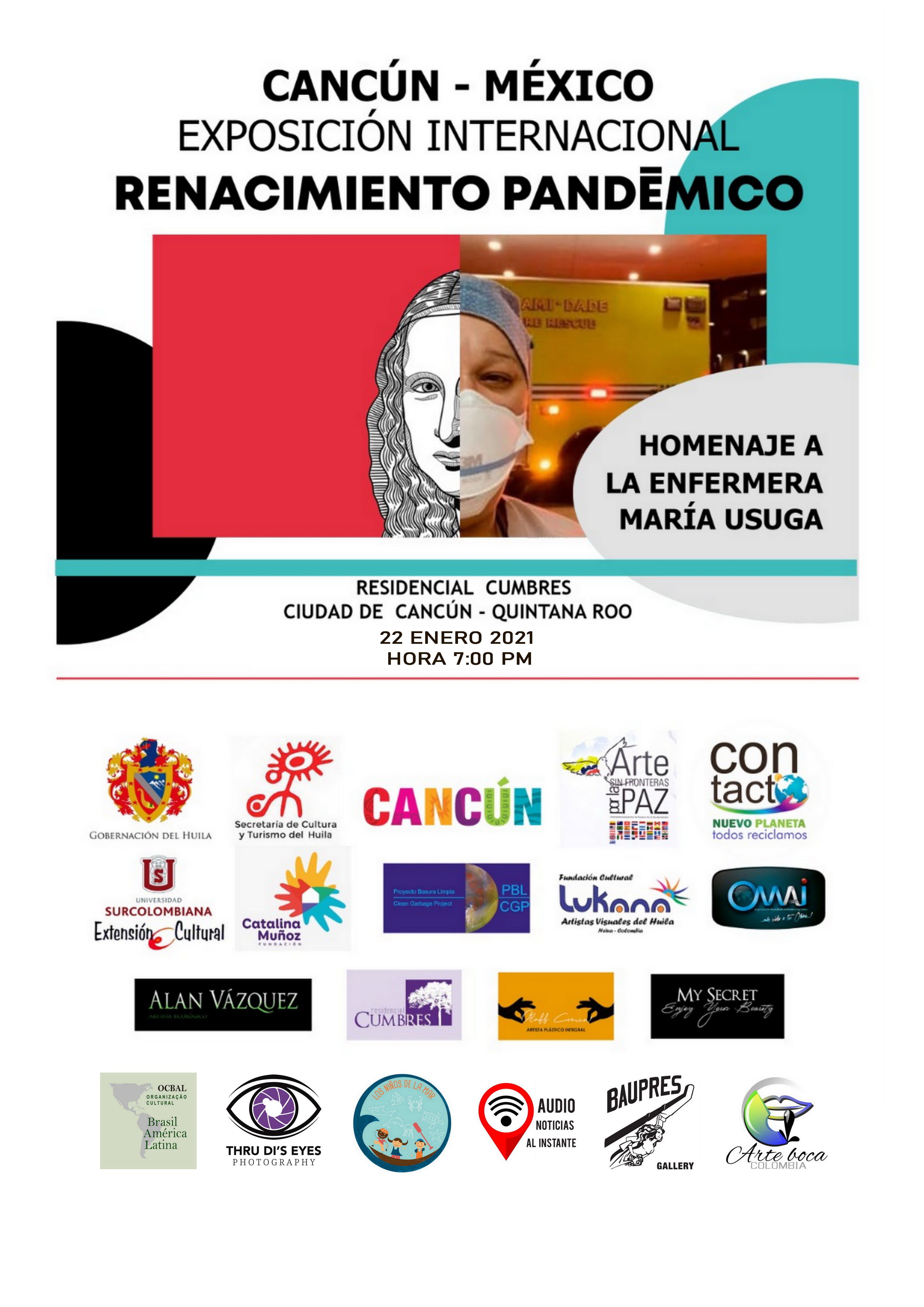 notícia  Homenagem a quem luta contra a Covid-19