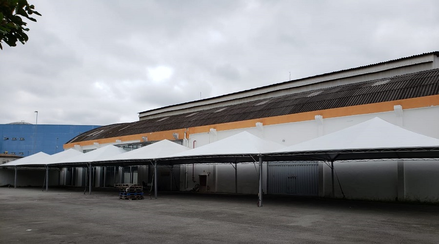 notícia Tendas para refeitórios, escolas e empresas