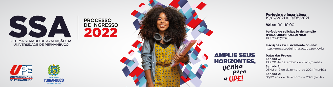 notícia SSA 2022: A Universidade de Pernambuco (UPE) vai reservar 30% das vagas para estudantes egressos de escolas públicas