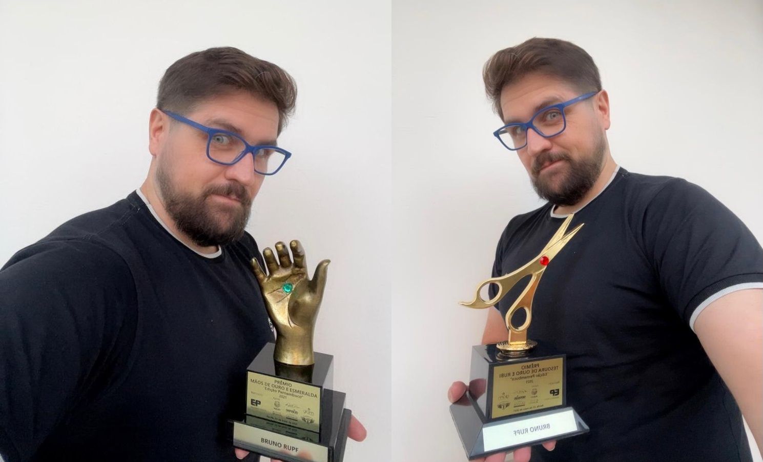 notícia Capixaba Bruno Rupf orgulha-se da paixão por cabelos e da carreira premiada